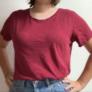 Dark Red Old Navy T-Shirt